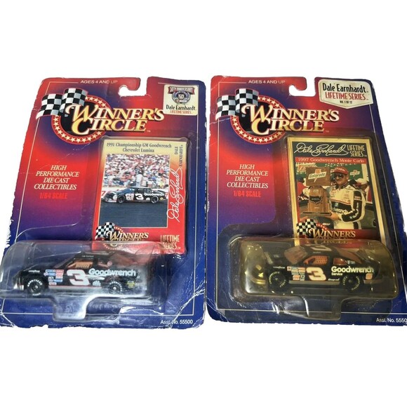 Winners Circle Dale Earnhardt Cars Lot 2 Cars 1991 and 1997‎ Goodwrench Vintage - Picture 1 of 16